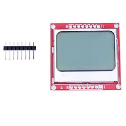 Daoki 84X48 Nokia 5110 Lcd Display Module Blue Backlight With Pcb Adapter For Arduino
