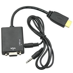 HDMI to VGA Converter & 3.5mm Audio Cable