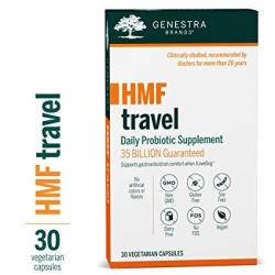 Genestra Brands - Hmf Travel - Shelf Stable Probiotics To Support Gastrointestinal Health When Travelling - 30 Capsules