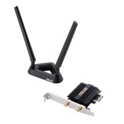AX3000 Dual Band Pci-e Wifi 6 802.11AX Adapter With 2 External Antennas. Supporting 160MHZ Bluetooth 5.0 WPA3 Network Securi
