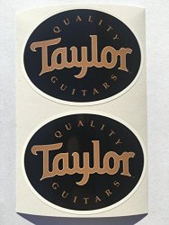 2 Taylor Guitars Decals By Sbddecals.com