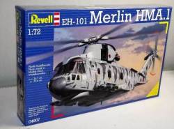 Aw101 Merlin Hma.1 1 72 Scale - Plastic Model Kit Rev04907