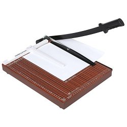 Asatr Professional 15" Metal Base Plate Paper Trimmer A4 Paper Cutter Guillotine For Home Office
