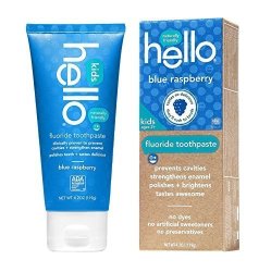 Hello Kids Toothpaste Blue Raspberry 4.2 Oz By Hello Oral Care