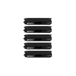 Brother Compatible TN-348BK Black Toner 5 Pack