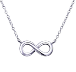 C677-C16923 - 925 Sterling Silver Infinity Necklace