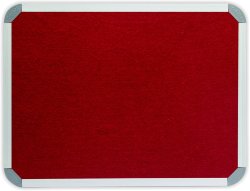 Info Board Aluminium Frame - 2000 1200MM - Burgandy