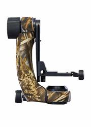 Lenscoat Cover Camouflage Neoprene Gimbal Head Cover Protection Gitzo Gimbal Fluid Head Cover Realtree MAX4 LCGGHM4