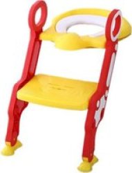 Ladder Step Potty Red & Yellow