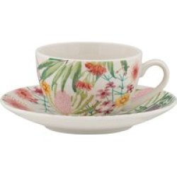 Maxwell & Williams Maxwell And Williams Botanic Gardens Blooms Cup & Saucer 200ML Set Of 6