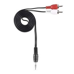 Hydens 1 8 Inch 3.5MM Plug Jack To 2 Rca Male Stereo Audio Earphone Headphone Headset Y Splitter Adaptor Cable