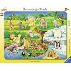 Ravensburger The Zoo My First Frame Tray Puzzle 14 Piece