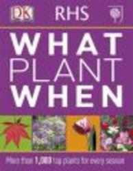 RHS What Plant When Hardcover
