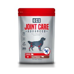 Gcs Joint Care Advanced Chews Dog Flavoured Pouch Of 60