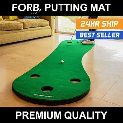 Net World Sports Forb Home Golf Putting Mat 10FT Long - Conquer The Green In Your Own Home