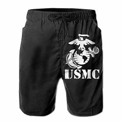 Eagle Globe Anchor USMC Marine Corps Mens Beach Board Shorts Swim Trunks Beach Shorts