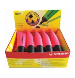 STABILO Neon Highlighter Pink 10 Pack
