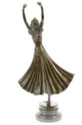 Beautifull Bronze Art Deco Dancer