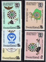 Swaziland 1986 "round Table 50TH Anniv" Set Of 5 Umm. Sg 511-515. Cat 4 25 Pounds.