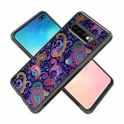 Sunbirdseast Customize Design Mandala Paisley Samsung Galaxy S10 Plus Case For Samsung Galaxy S10 Plus Black PC And Tpu Protective Phone Case
