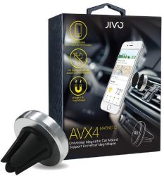 Jivo AVX4 Magnet Universal Air Vent Car Mount - Silver