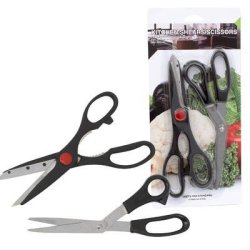 Kitchen Scissors 2PC Set: Heavy Duty And Multi-purpose Stainless Steel Kitchen Shears