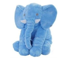 Plush Elephant: Your Baby's Soft And Soothing Playmate - Blue