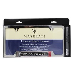Maserati Polished Steel Plate Frame