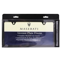Maserati Carbon Fiber License Plate Frame
