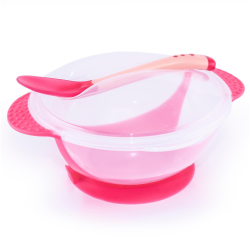 Snookums Suction Bowl & Spoon - Red