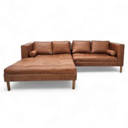 Oxford Daybed Leather Couch Sotran Dekorativ