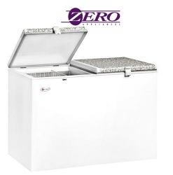 Zero Appliances 236 Litre Double Bin Gas Elec Fridge Freezer