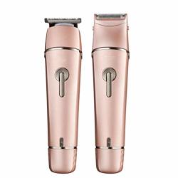 2-IN-1 Rechargeable Hair Clipper Razor Waterproof Stainless Steel Cutter Head With 4 Comb