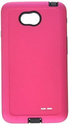 Asmyna Advanced Armor Protector Cover For LG Optimus Exceed 2 OPTIMUS L70 - Retail Packaging - Pink black