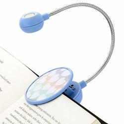 Withit Dabney Lee Clip On Book Light - Hearts - LED Reading Light With Clip For Books And Ebooks Reduced Glare Portable Lightweight Cute