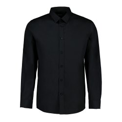 Mkm Black Smart Slim Fit Shirt