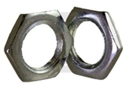 1 8"-27 X W9 16" X 1 8" Npsm Thread Hex Panel Nut Low Carbon Steel Zinc Plated Pk 100
