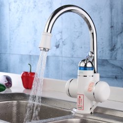 220V Electric Faucet Instant Water Heater Tankless Tap