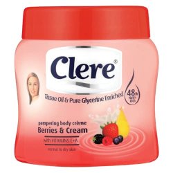 Clere Body Creme Berries & Cream 500ml