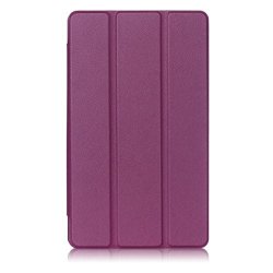 Sinwo New Sleep Folding Stand Case Leather Cover For Huawei Mediapad T2 8 Pro 8INCH Purple