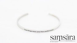 Inspirational Bracelet - Great Things Never Comes From Comfort Zones