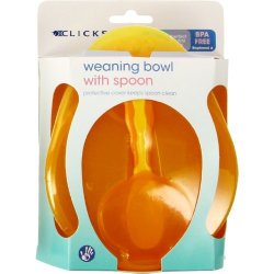 Clicks Weaning Bowl With Spoon