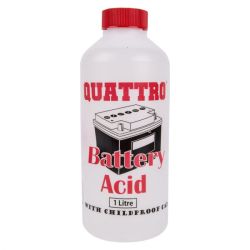 Quattro Additive Battery Distilled Water - Automotive - 1L - Bulk Pack Of 6