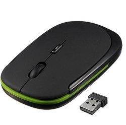 Ultra-thin Wireless Mouse 2.4GHZ Ergonomic Optical Mouse With USB