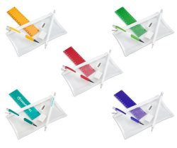 Stellar Stationery Set - Avail In: Red Yellow Blue Lime Turq