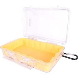 Micro Case Yellow 248 X 160 X 65MM Sil. liner With Carabin.clip