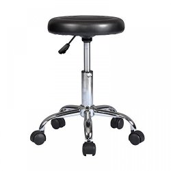 Rolling Stool With Wheels Stool Chair Swivel Stool Massage Stool Height Adjustable Office Stool Diameter 12 Inches Hydraulic Chair Spa Chair Medical Stool