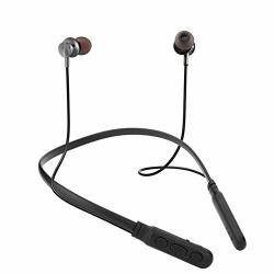 Roweqpp M8 Wireless Headphone Sport Blue-tooth Earphone Neckband Magnetic Bass Headset Handfree Earbuds With MIC For Xiaomi Compatible With Huawei Black