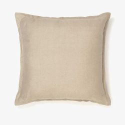 100% Natural Linen Throw Scatter Pillow 60 X 60CM With Down Feather Inner