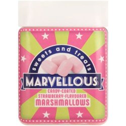 Marvellous Candy Coated Strawberry Mallows 80G